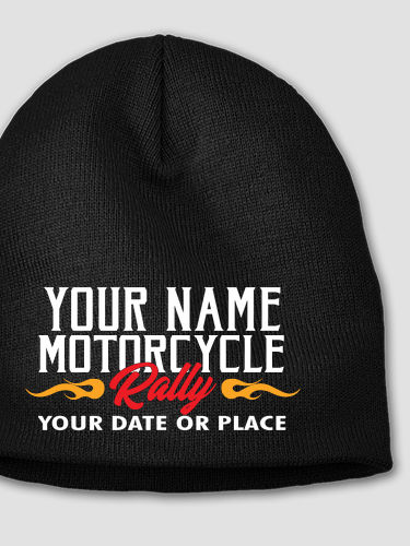 Motorcycle Rally : Embroidered Beanies