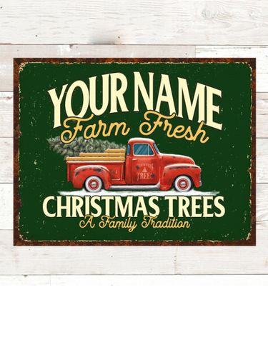Christmas Tree Farm : Tin Signs
