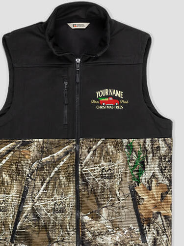 Christmas Tree Farm : Embroidered 2-Tone Camo Vests