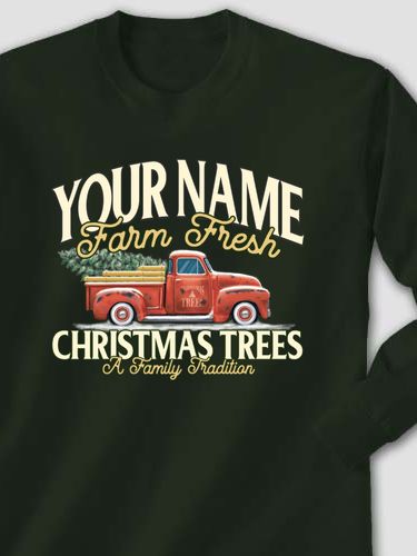 Christmas Tree Farm : Printed Long Sleeves