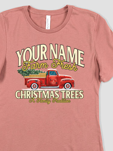 Christmas Tree Farm : Premium Ladies T-Shirts