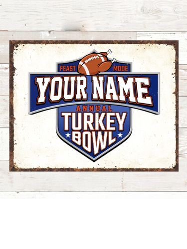 Turkey Bowl : Tin Signs