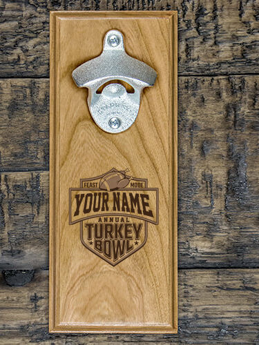 Turkey Bowl : Bottle Openers - Engraved