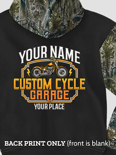 Custom Cycle Garage BP : Printed 2-Tone Camo Hoodies