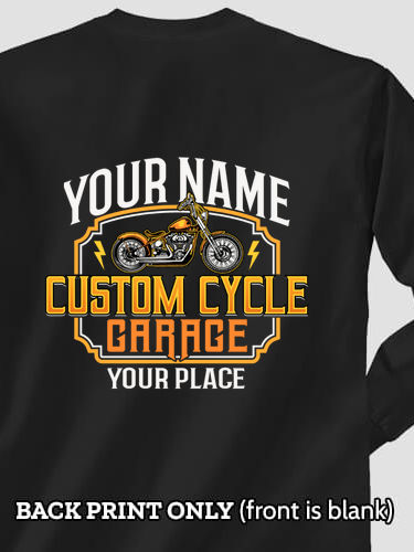 Custom Cycle Garage BP : Printed Long Sleeves