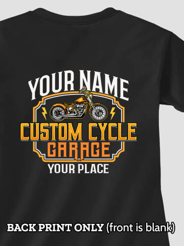 Custom Cycle Garage BP : Printed T-Shirts
