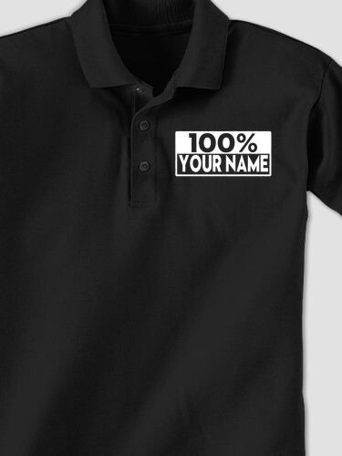 100 Percent : Embroidered Polo Shirts