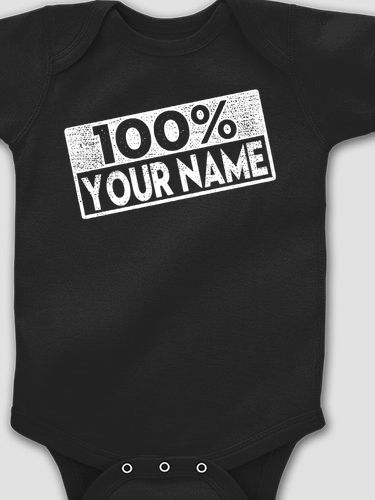 100 Percent : Printed Baby Bodysuits
