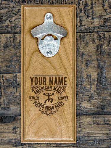 Puerto Rican Parts : Bottle Openers - Engraved