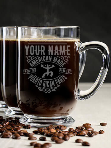 Puerto Rican Parts : Coffee Mugs - Engraved