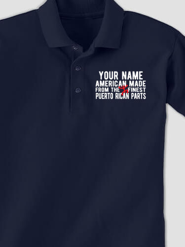 Puerto Rican Parts : Embroidered Polo Shirts