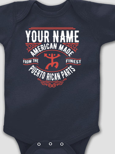 Puerto Rican Parts : Printed Baby Bodysuits