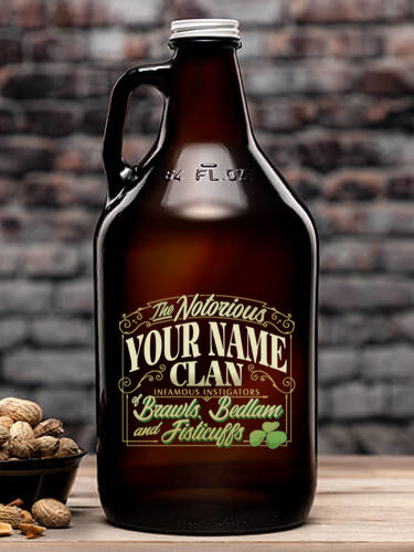 Notorious Clan : Beer Growlers - Color Printed