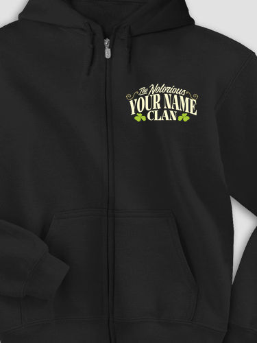 Notorious Clan : Embroidered Zip Hoodies