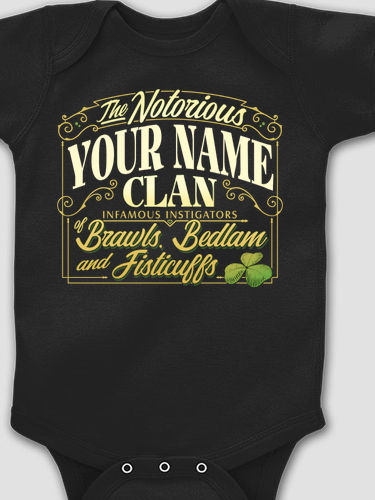Notorious Clan : Printed Baby Bodysuits