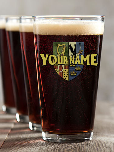 Irish Provinces : Pint Glasses - Color Printed