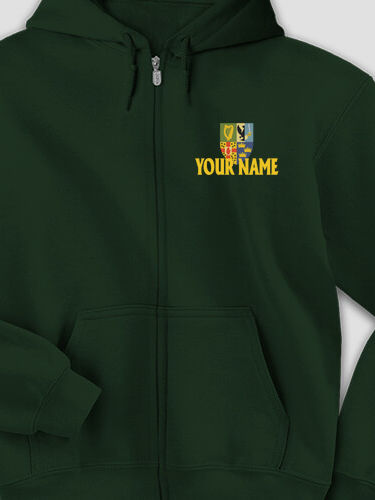 Irish Provinces : Embroidered Zip Hoodies