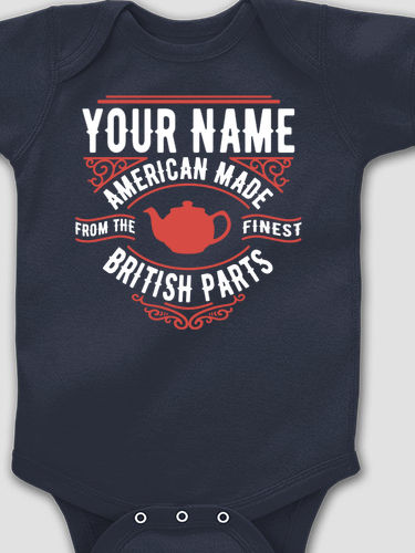 British Parts : Printed Baby Bodysuits