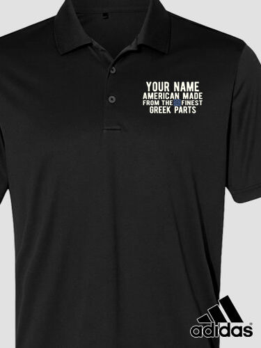 Greek Parts : Embroidered Adidas&reg; Polo Shirts