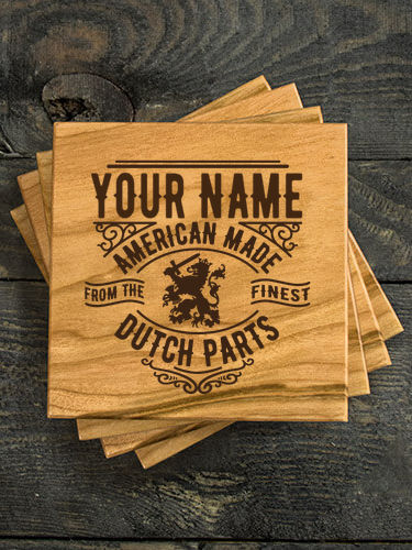 Dutch Parts : Coasters - Engraved