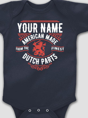 Dutch Parts : Printed Baby Bodysuits