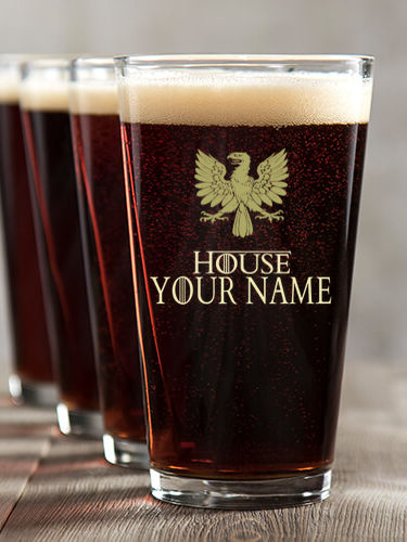 House : Pint Glasses - Color Printed
