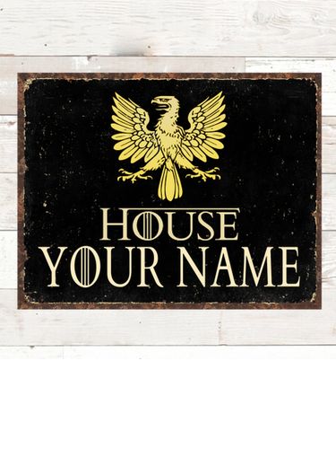 House : Tin Signs