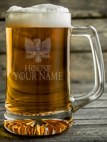 House : Beer Mugs - Engraved
