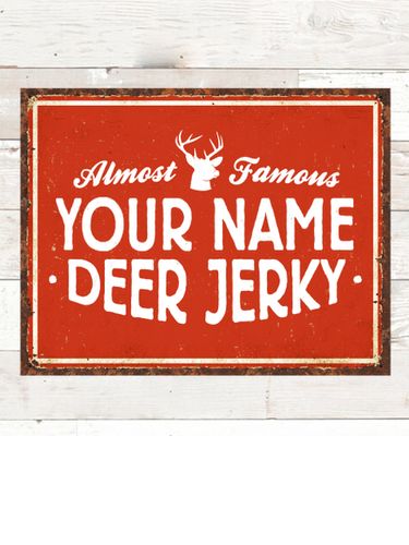 Deer Jerky : Tin Signs