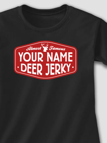 Deer Jerky : Adult Ladies Fitted T-Shirt