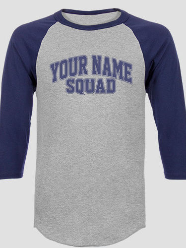 Squad : Printed Raglan Shirts