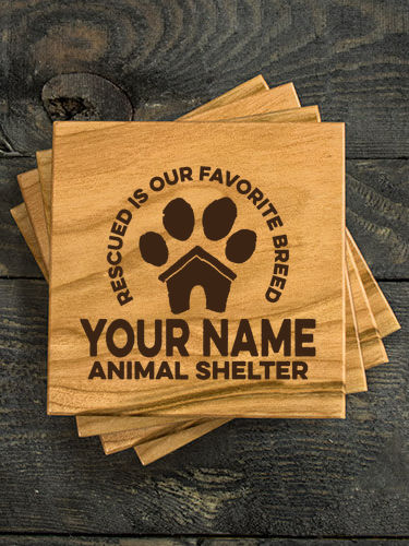 Animal Shelter : Coasters - Engraved