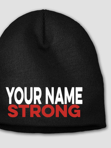 Strong : Embroidered Beanies