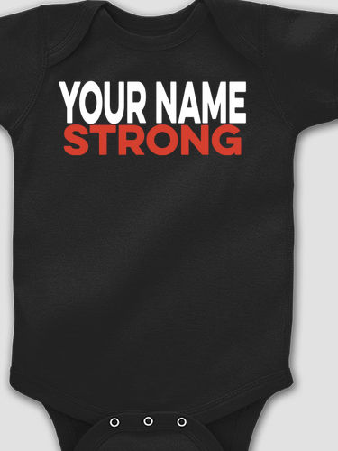 Strong : Printed Baby Bodysuits