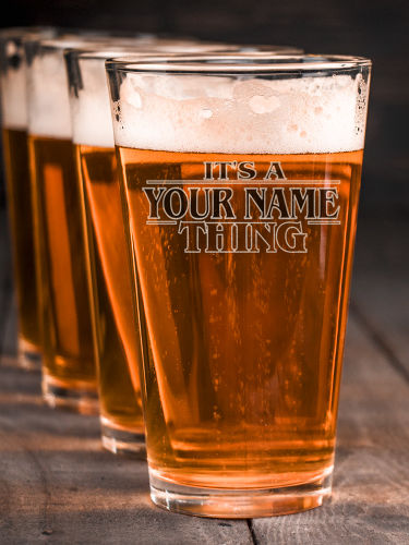 Things : Pint Glasses - Engraved