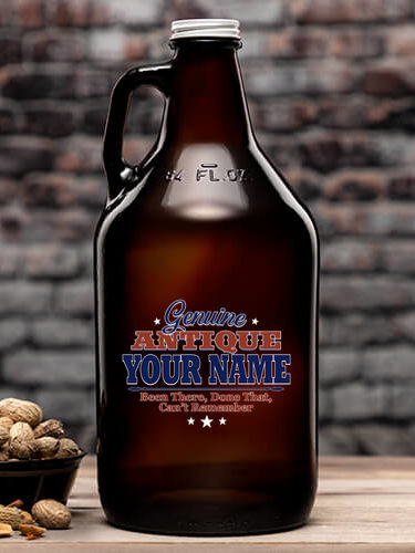 Genuine Antique : Beer Growlers - Color Printed