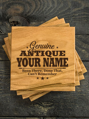 Genuine Antique : Coasters - Engraved