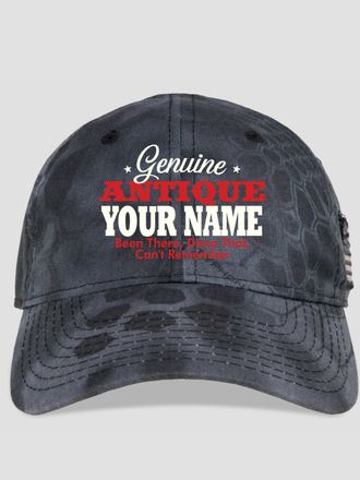 Genuine Antique : Embroidered Kryptek Tactical Camo Hats