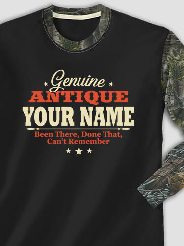 Genuine Antique : Printed 2-Tone Camo Long Sleeves