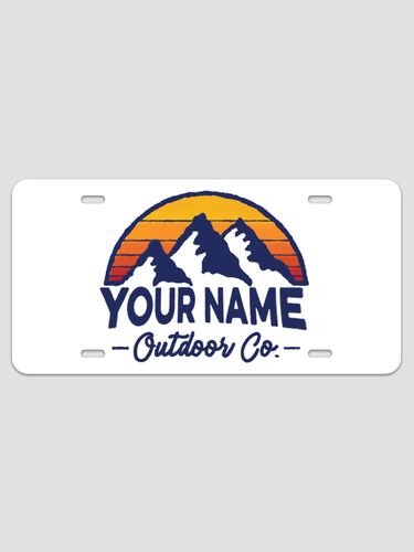 Outdoor Company : License Plates