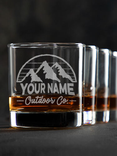 Outdoor Company : Rocks Glasses - Engraved