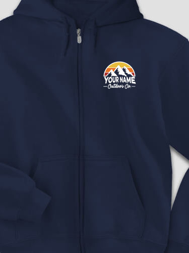 Outdoor Company : Embroidered Zip Hoodies