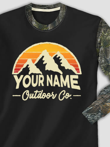 Outdoor Company : Printed 2-Tone Camo Long Sleeves