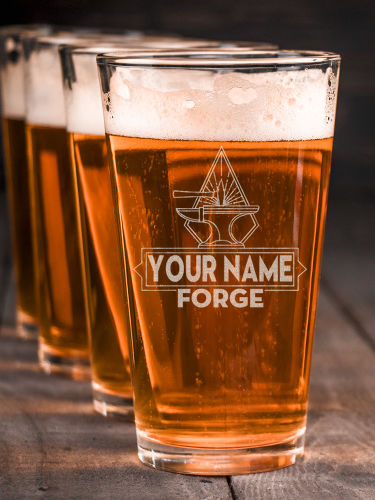 Forge : Pint Glasses - Engraved