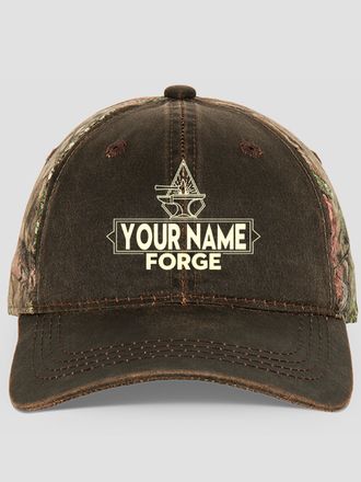 Forge : Embroidered 2-Tone Camo Hats