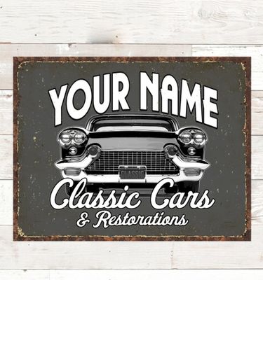 Classic Cars BP : Tin Signs