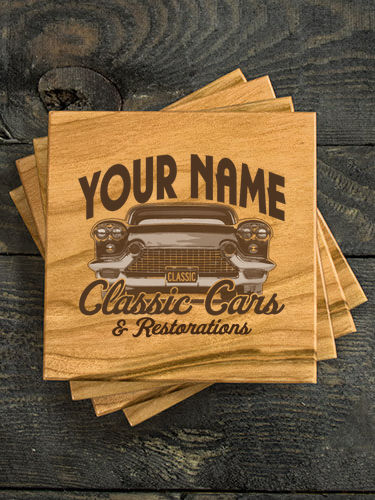 Classic Cars BP : Coasters - Engraved