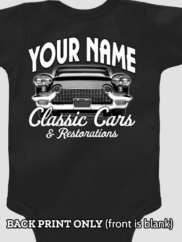 Classic Cars BP : Printed Baby Bodysuits