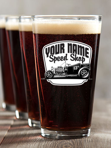 Speed Shop BP : Pint Glasses - Color Printed