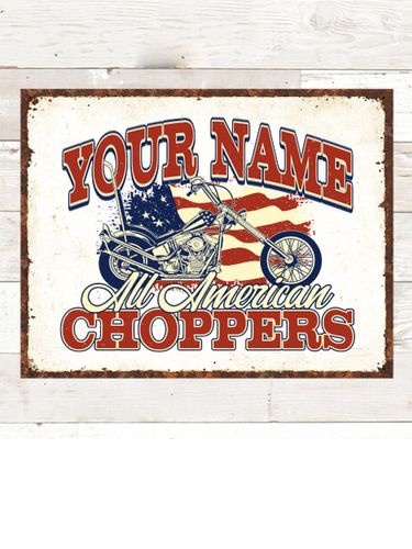 All American Choppers : Tin Signs